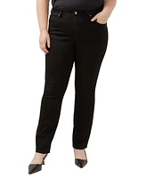 Jag Plus Ruby Mid Rise Straight Leg Jeans