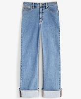 On 34th Women's Wide-Cuff Wide-Leg Jeans, Created for Macy's