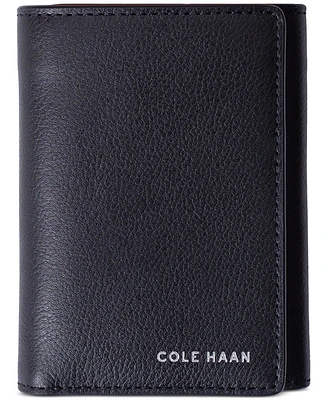 Cole Haan Men's Rfid Boxshine Trifold Logo Wallet