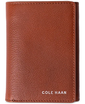 Cole Haan Men's Rfid Boxshine Trifold Logo Wallet