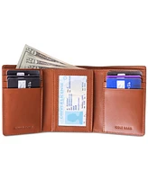 Cole Haan Men's Rfid Boxshine Trifold Logo Wallet