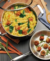 Tramontina TriPly Clad Stainless Steel Glass Lid 10 Pc Cookware Set