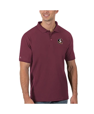 Antigua Men's Garnet Florida State Seminoles Legacy Pique Polo