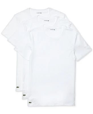 Lacoste Men's 3-Pack Slim-Fit Crewneck Undershirts