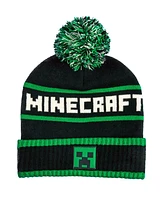 Minecraft Big Boys Hat and Gloves Set 2 Pc