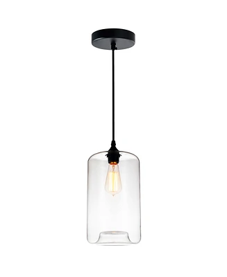 Cwi Lighting Glass 1 Light Down Mini Pendant