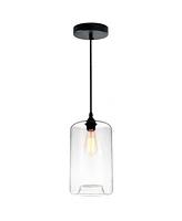 Cwi Lighting Glass 1 Light Down Mini Pendant