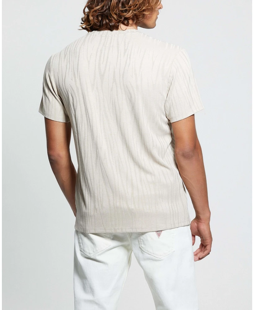 Guess Men's Abstract Granada Knit Crew