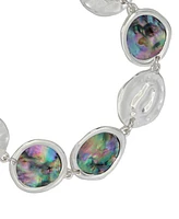 Robert Lee Morris Soho Abalone Link Bracelet