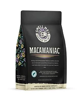 Bones Coffee Company Macamaniac Flavored Ground Coffee Beans Macadamia and Coconut Flavor | 12 oz Flavored Coffee Gifts Low Acid Medium Roast Flavored