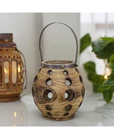 Slickblue Elegant Decorative Candle Holder Lantern, Antique-Inspired Design for Illuminating Your Home with Style