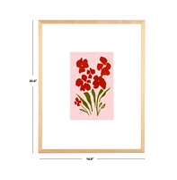 Safavieh Pansy Passion Framed Wall Art