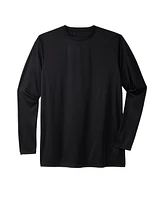 KingSize Big & Tall No Sweat Long-Sleeve Crewneck Tee