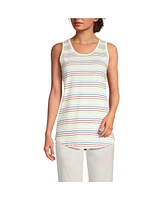 Lands' End Women's Supima Cotton Tunic Tank Top