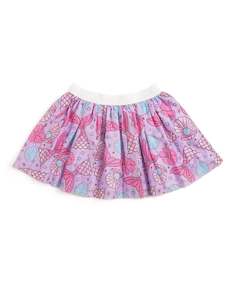 Sweet Wink Little and Big Girls Mermaid Splash Tutu Skirt