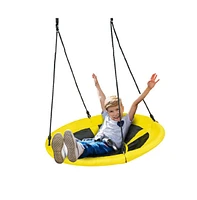 Slickblue Toddler 40 inch Nest Tree Outdoor Round Swing-Yellow