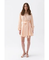 Nocturne Women's Belted Shirt Dress