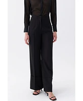 Nocturne Women's High Waist Palazzo Pants