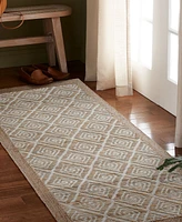 Town & Country Living Nalani Terra Textured Diamond 2'5"x7' Runner Area Rug