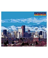 Artwille Paint by Number Kit Denver Skyline