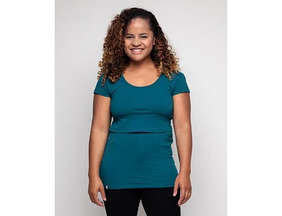 Bshirt Maternity Short Sleeve Nursing Tshirt