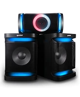 Gemini Dual 12” Home Stereo System With Led Party Lighting