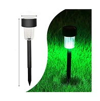 Maggift 12-Pack Solar Outdoor Pathway Lights Weather Resistant for Lawn Patio Driveway