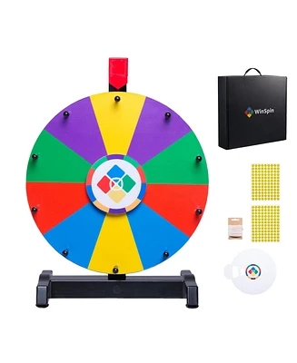 WinSpin 12" Spinning Wheel Math Game Kids Teaching Aid Elementary School Home