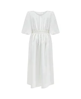 Nocturne Women's Balloon Sleeve Maxi Dress
