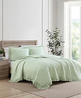 Closeout! Laura Ashley Claire 3 Piece Quilt Set