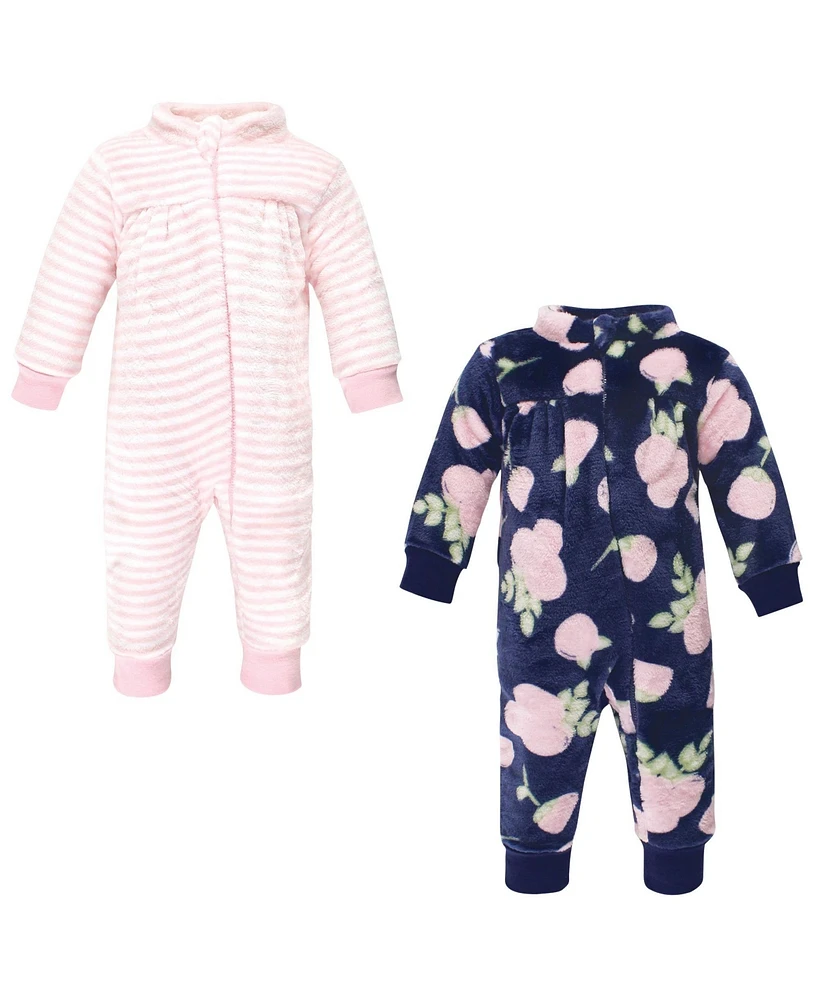 Hudson Baby Baby Girls Fleece Jumpsuits, Coveralls, and Playsuits