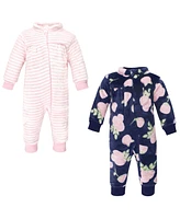 Hudson Baby Baby Girls Fleece Jumpsuits, Coveralls, and Playsuits