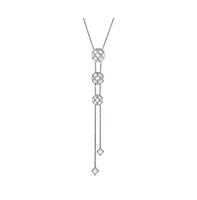 Judith Ripka Isola Lariat Necklace with Mother of Pearl