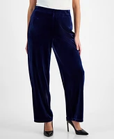 Ak Anne Klein Petite Wide-Leg Pull-On Pants