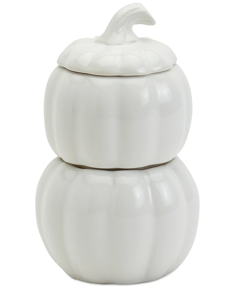 Tabletops Gallery Stacked Pumpkin Salt & Pepper Set