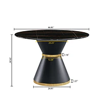 Luxurious Marble Dining Table A Statement of Sophistication and Durability