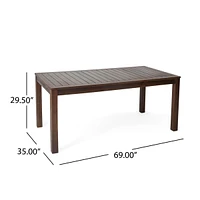 Acacia Wood Picnic Set Classy, Easy-Clean Patio Essential