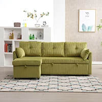 Streamdale Furniture Spacious Modular Sofa with Hidden Storage and Durable Velvet Fabric