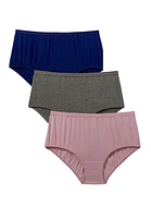 Comfort Choice Women's Plus 3-Pack Odor Control Brief