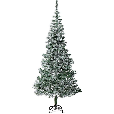 Twinkle Star 6 Ft Snow Flocked Christmas Tree