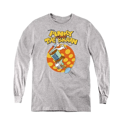 Pinky And The Brain Boys Youth Soda Long Sleeve Sweatshirt