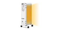 Slickblue 1500 W Electric Portable Oil Filled Radiator Space Heater with 3 Heat Settings