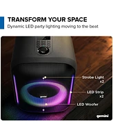 Gemini 320W 6.5” Professional Speaker with Led Party Lighting