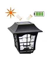 Maggift Solar Wall Lantern Outdoor Led Sconce - 4 Pack