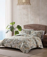 Tommy Bahama Home Raw Coast 3 Piece Duvet Cover Set, Full/Queen