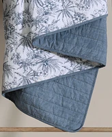 Tommy Bahama Home Pen And Ink Reversible 3 Piece Quilt Set