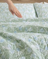 Closeout! Tommy Bahama Home Pineapple Bloom Reversible Piece Quilt Set