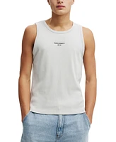 Cotton On Men's Graphic Rib Tank