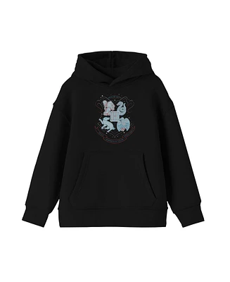 Harry Potter Boys Classic Emblem Youth Black Graphic Hoodie