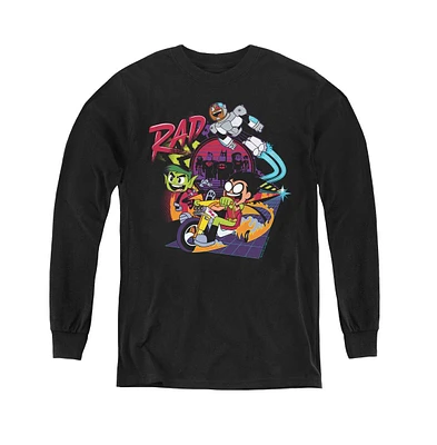 Teen Titans Go Boys To The Movies Youth Rad Long Sleeve Sweatshirts